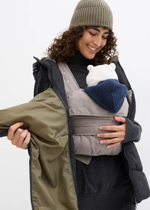 Gilet prémaman idrorepellente con inserto babywearing, bonprix