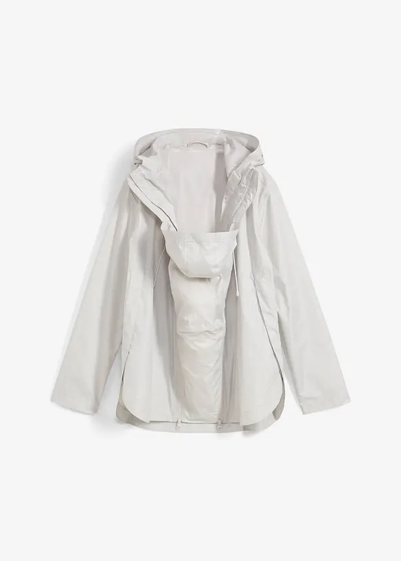 Giacca prémaman ultraleggera impermeabile e antivento con inserto babywearing, bonprix