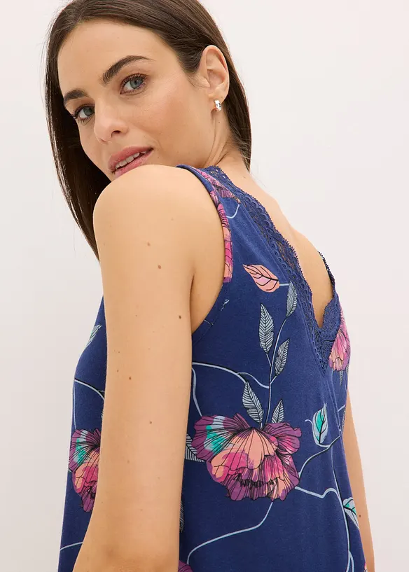 Camicia da notte con viscosa, bonprix