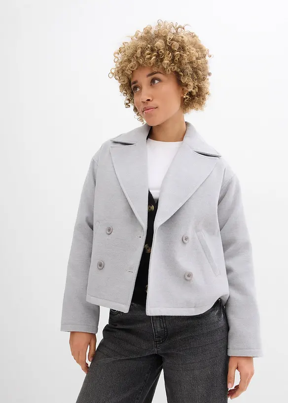 Caban in simil lana, bonprix