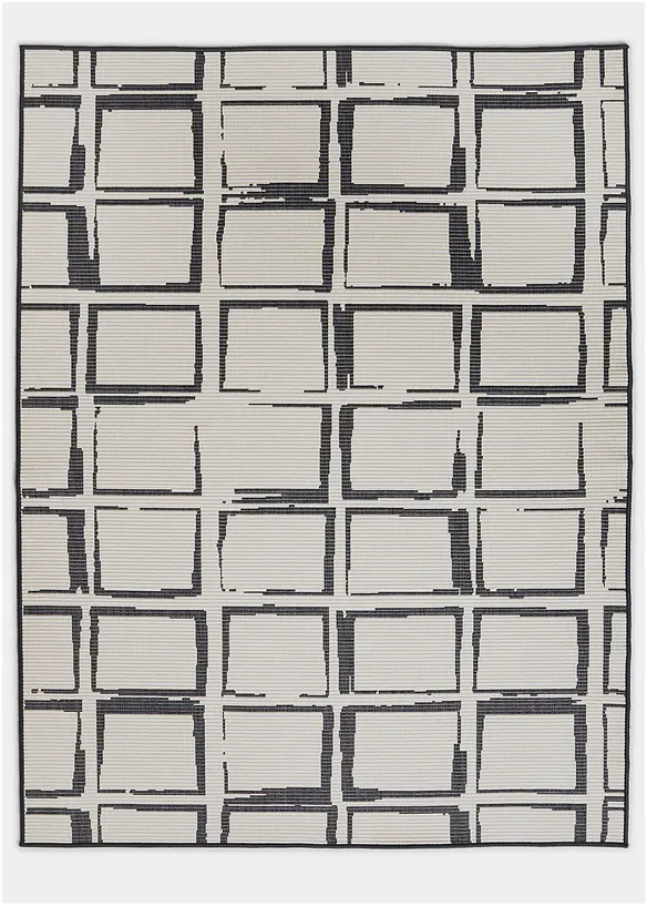 Tappeto da interno ed esterno double-face con quadri, bonprix