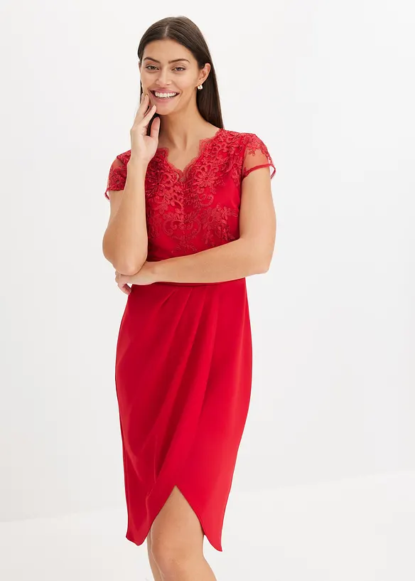 Abito con pizzo, bonprix