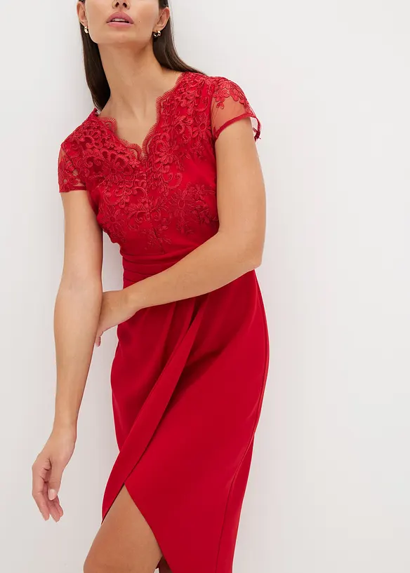 Abito con pizzo, bonprix
