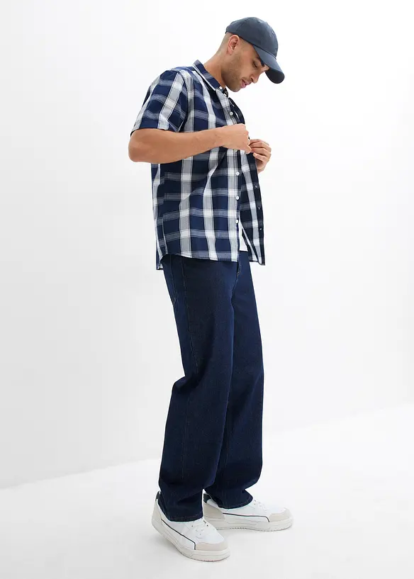 Camicia a maniche corte in puro cotone, bonprix