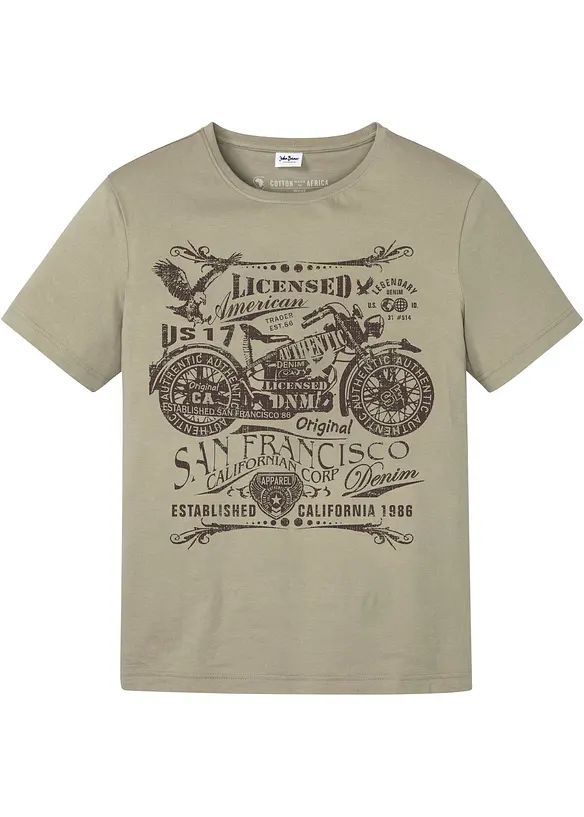 T-shirt in puro cotone, bonprix