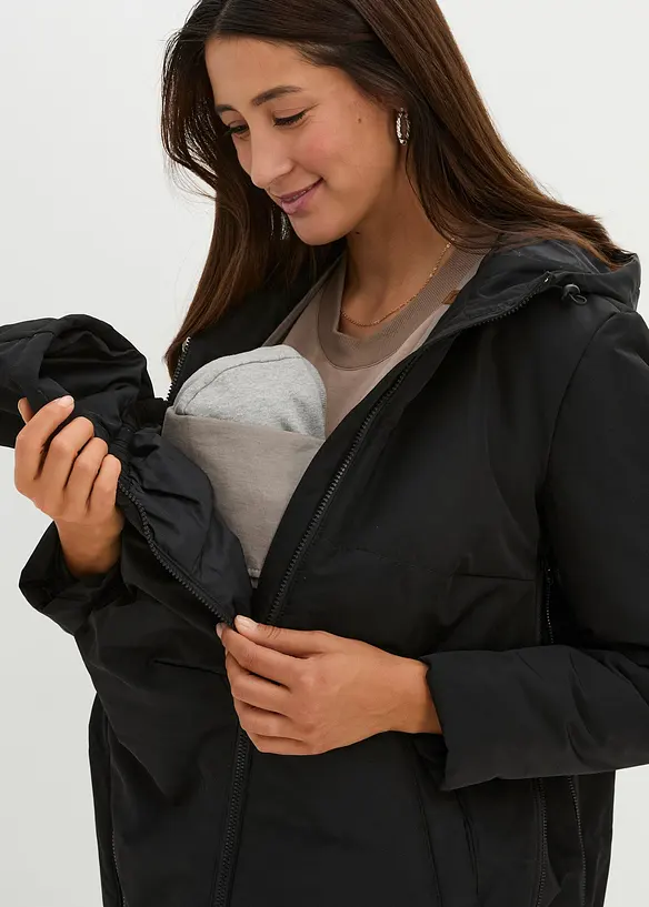 Giacca tecnica prémaman con inserto babywearing e imbottitura, bonprix