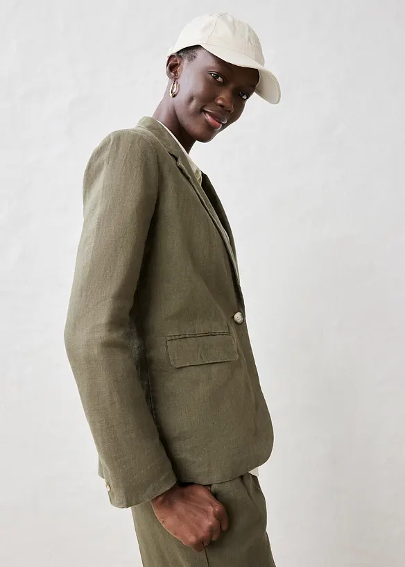 Blazer in puro lino, bonprix