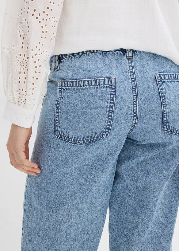Jeans prémaman alla caviglia, boyfriend fit, bonprix