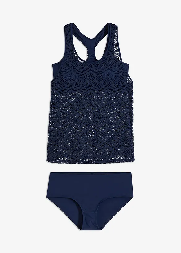 Tankini in pizzo (set 2 pezzi), bonprix
