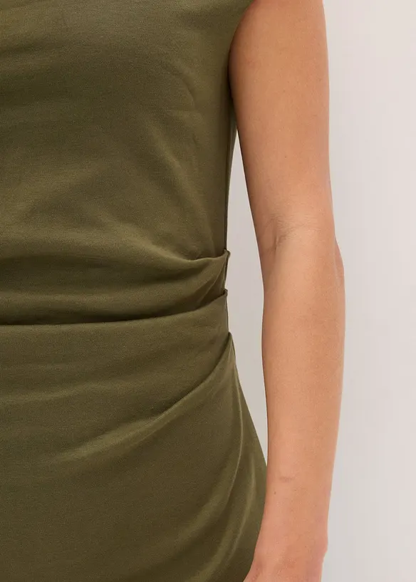 Abito midi con spalle scoperte, bonprix