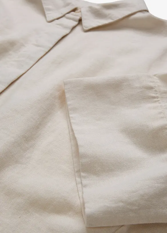 Camicia in misto lino fresco, bonprix