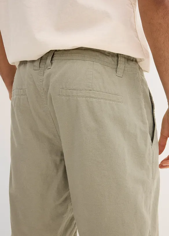 Bermuda in misto lino, regular fit, bonprix