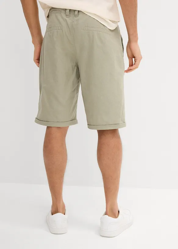 Bermuda in misto lino, regular fit, bonprix