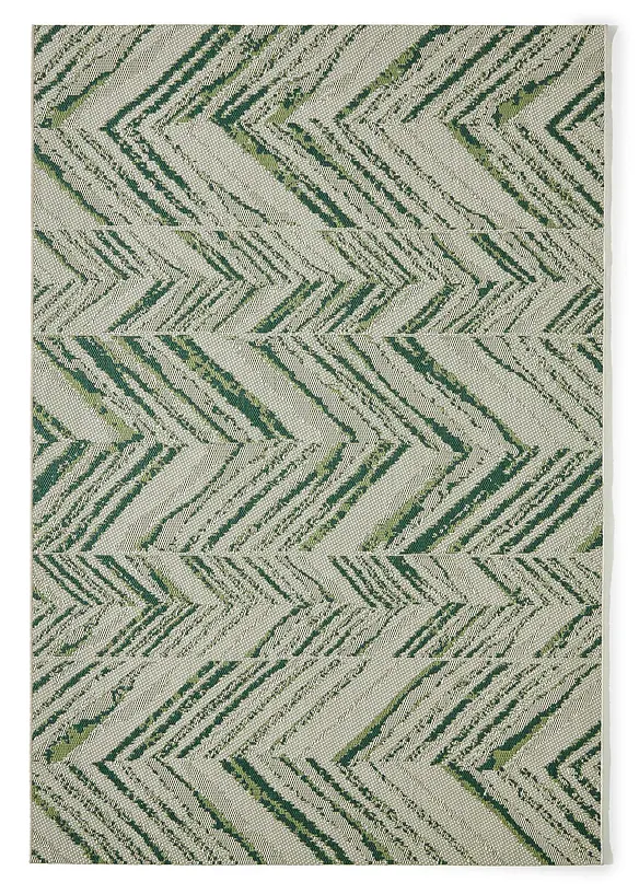 Tappeto da interno ed esterno con fantasia a zig-zag, bonprix