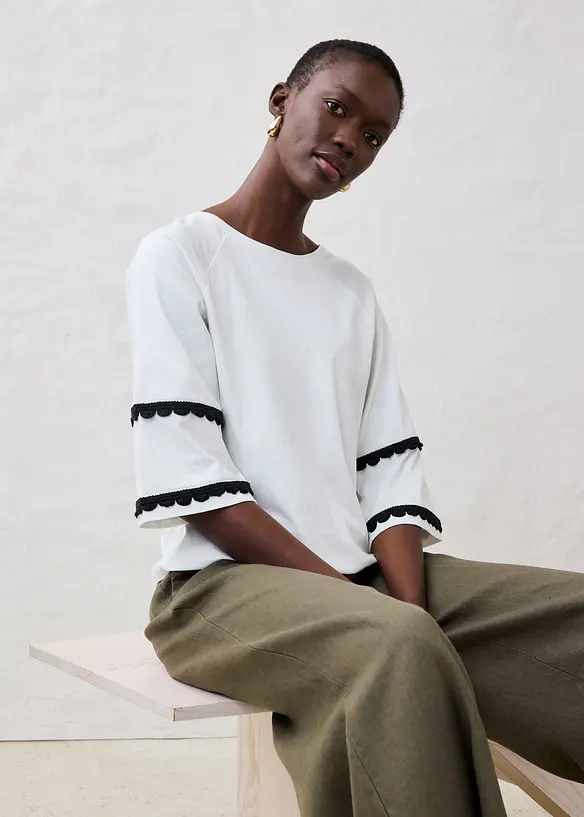 Maglia in misto seta, bonprix