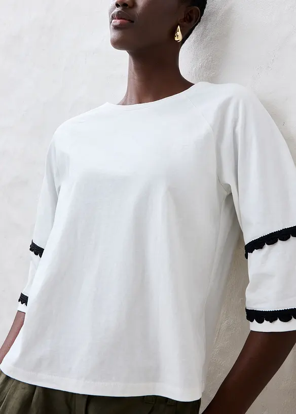 Maglia in misto seta, bonprix