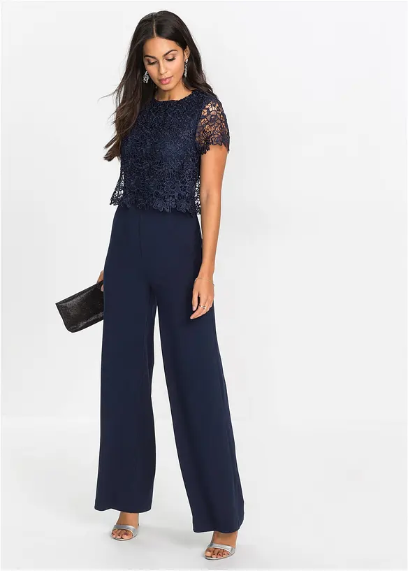 Tuta elegante con pizzo, bonprix