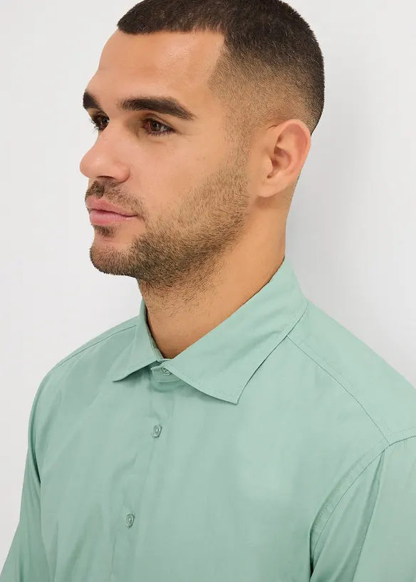 Camicia elegante in cotone biologico, regular fit, bonprix