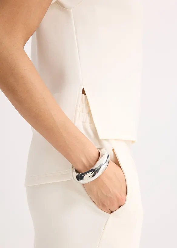 Maglia oversize in misto viscosa fluente, bonprix