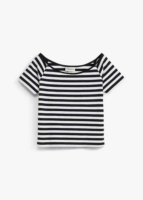 Maglia in misto cotone elasticizzato, bonprix