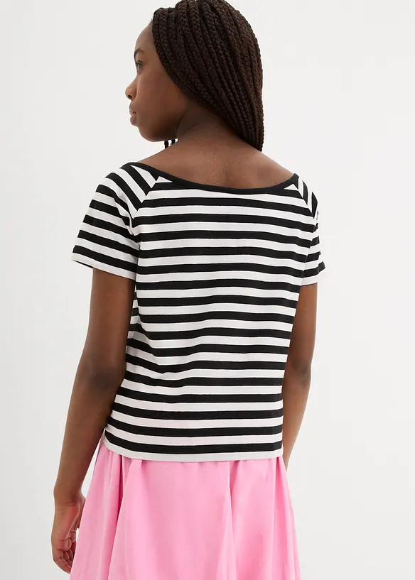 Maglia in misto cotone elasticizzato, bonprix