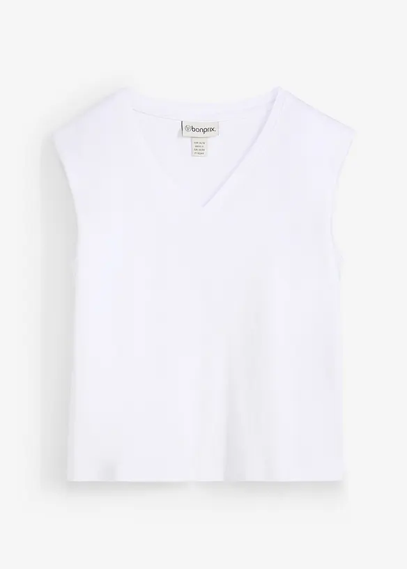 Top in puro cotone biologico, bonprix
