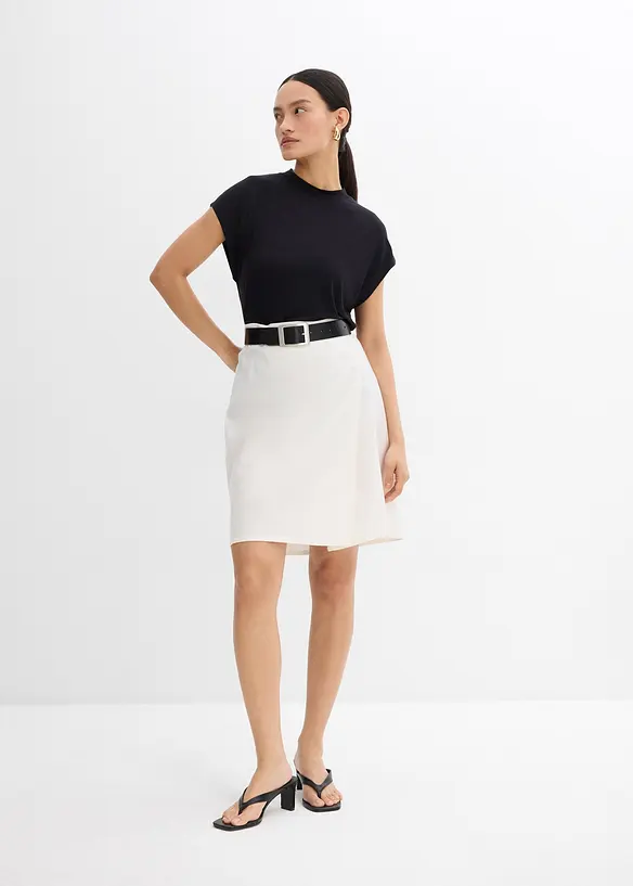 Minigonna in twill, bonprix