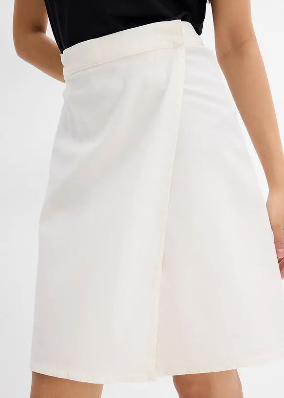 Minigonna in twill, bonprix