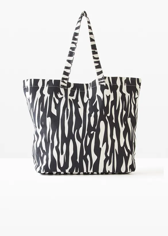 Borsa shopper in tela, bonprix