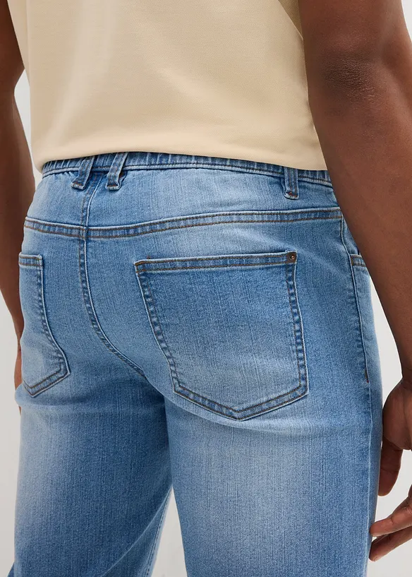 Bermuda leggeri in jeans felpato, regular fit, bonprix