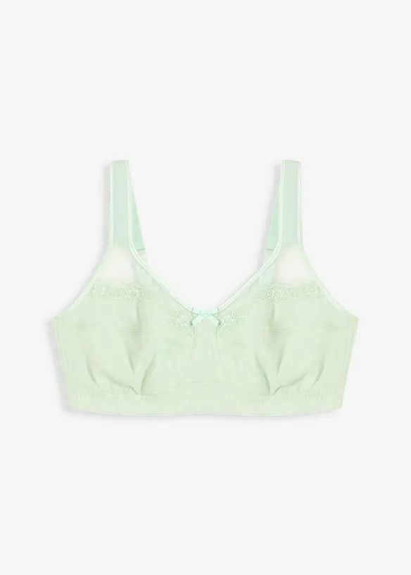 Reggiseno contenitivo senza ferretto con morbido cotone biologico, bonprix