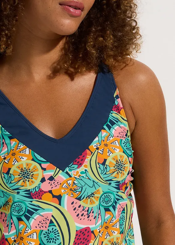 Tankini oversize (set 2 pezzi), bonprix