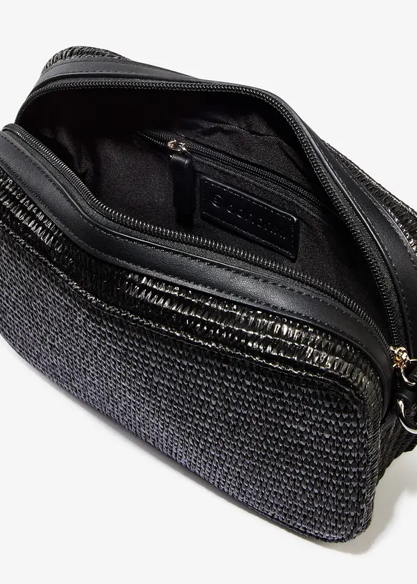 Borsa a tracolla in simil paglia, bonprix