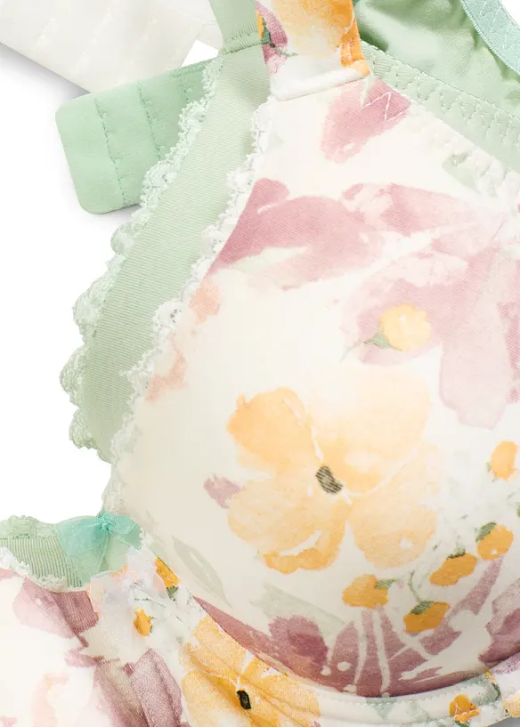 Reggiseno con coppe preformate, ferretto e cotone biologico (pacco da 2), bonprix