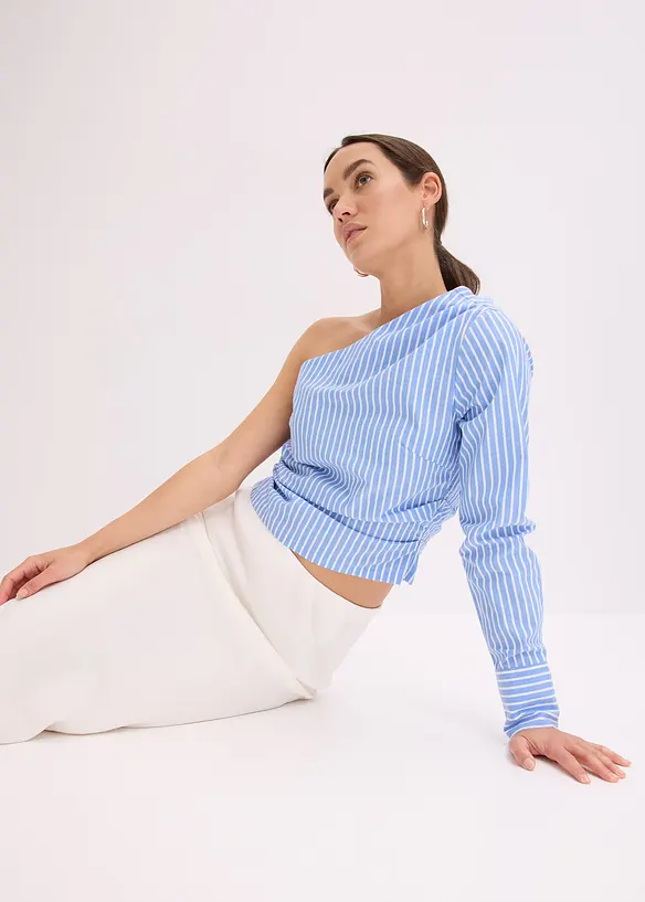 Blusa monospalla, bonprix