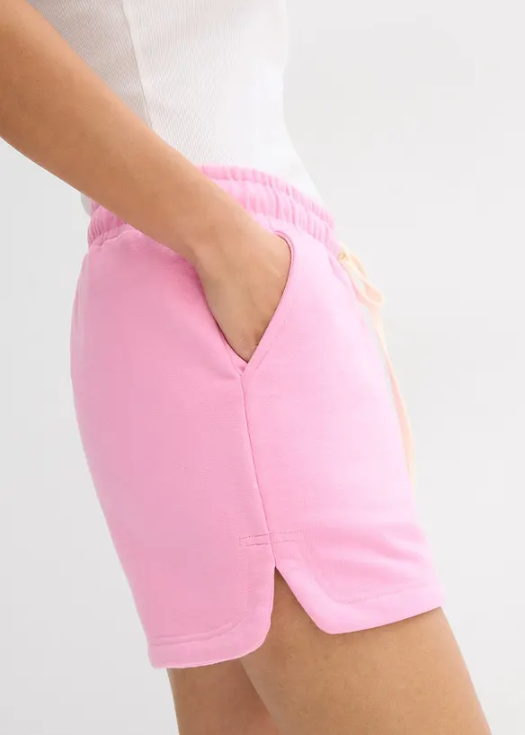 Shorts in felpa di puro cotone biologico, bonprix