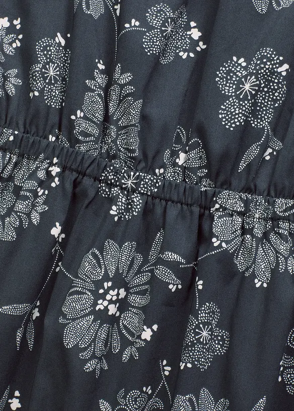 Abito midi con maniche a sbuffo, bonprix