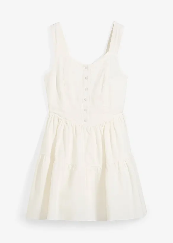 Miniabito in misto lino, bonprix