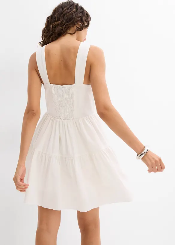 Miniabito in misto lino, bonprix