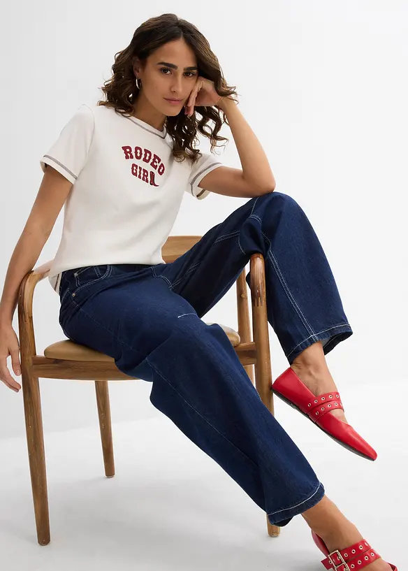 T-shirt in puro cotone biologico, bonprix