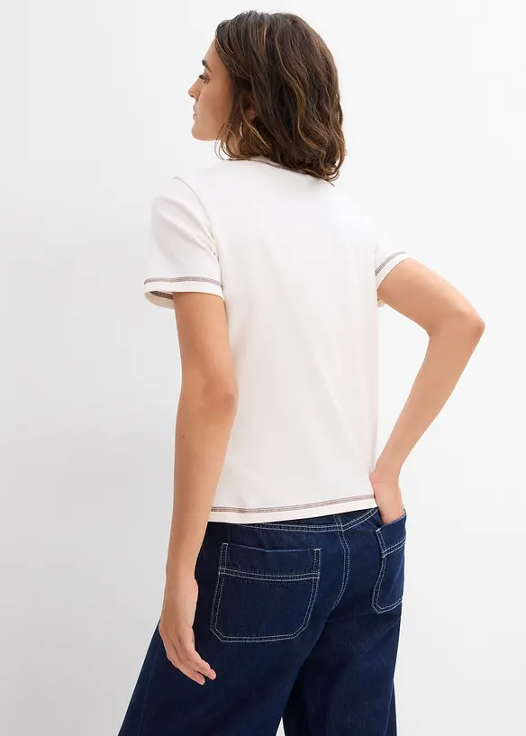 T-shirt in puro cotone biologico, bonprix