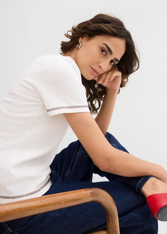 T-shirt in puro cotone biologico, bonprix