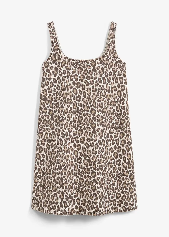 Miniabito in misto cotone elasticizzato, bonprix