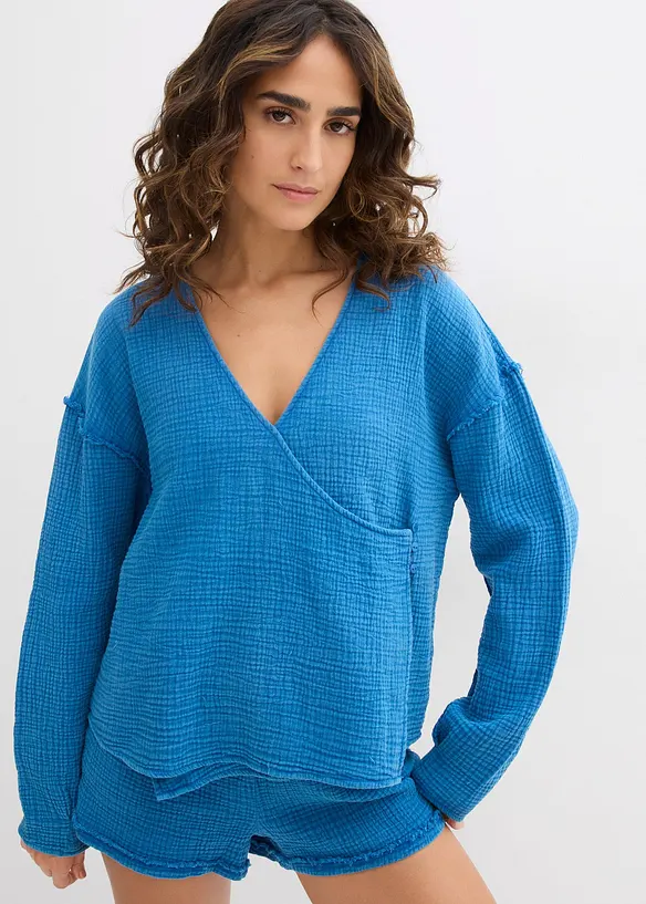 Blusa in puro cotone, bonprix