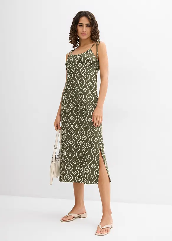 Abito midi in viscosa fluente, bonprix