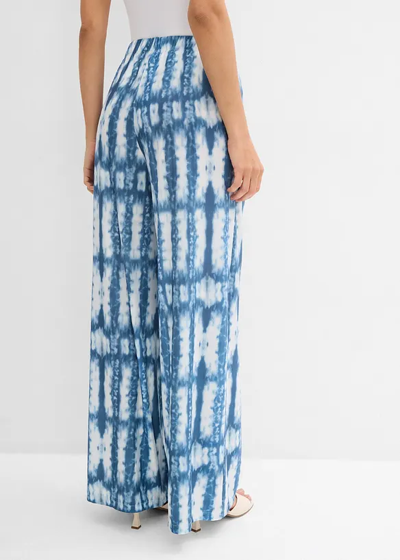 Pantaloni a palazzo in maglina, bonprix