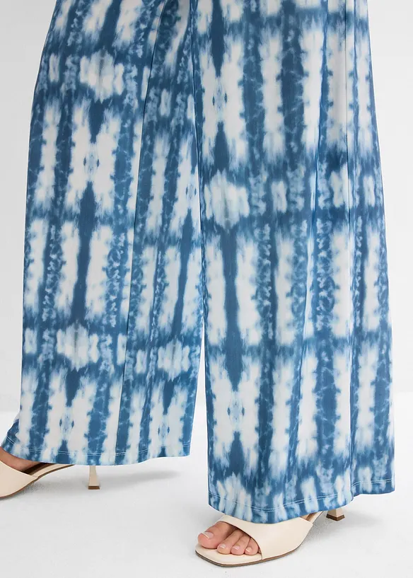 Pantaloni a palazzo in maglina, bonprix