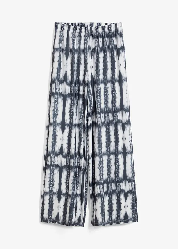 Pantaloni a palazzo in maglina, bonprix