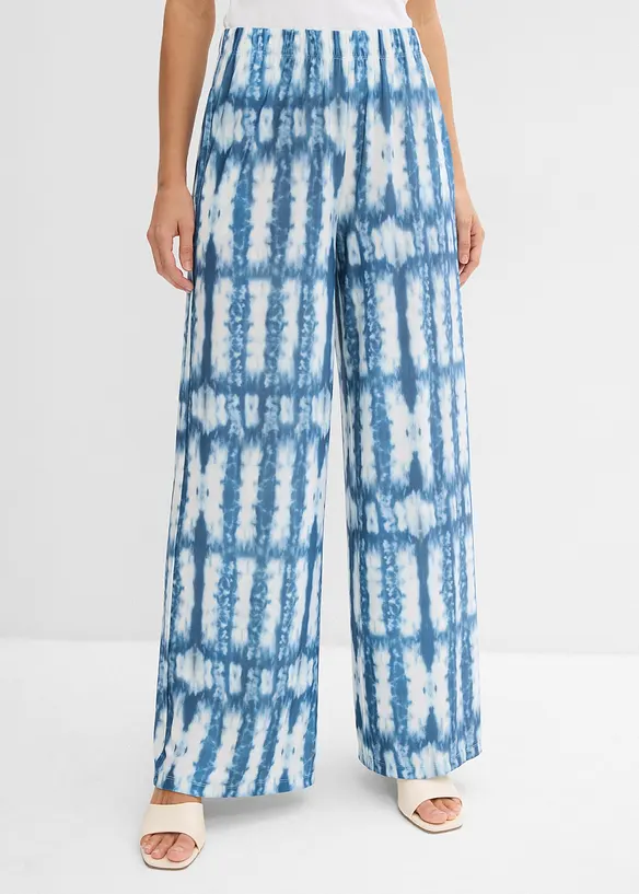 Pantaloni a palazzo in maglina, bonprix