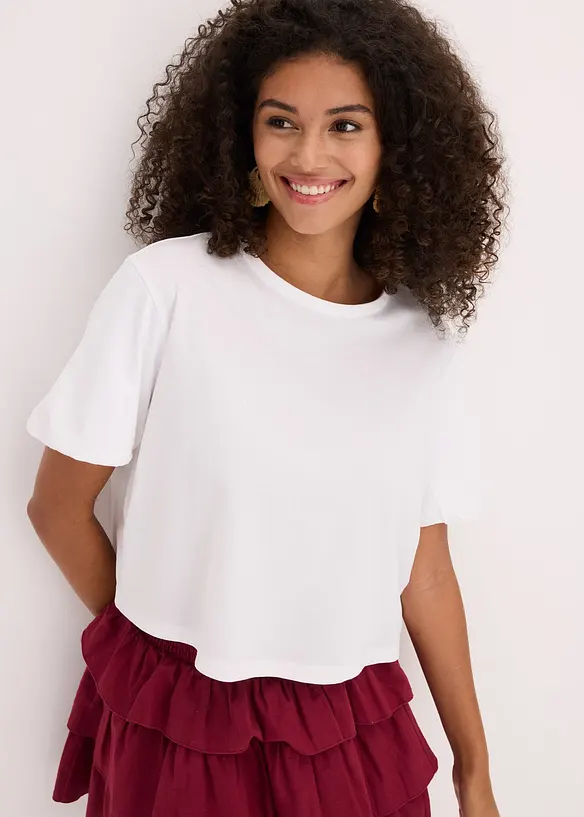 Maglia oversize in puro cotone biologico, bonprix